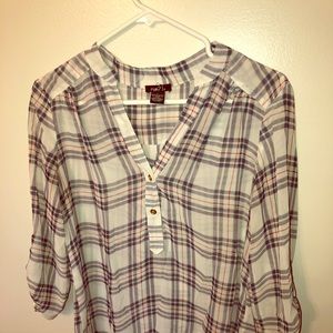 Rue 21 plaid top